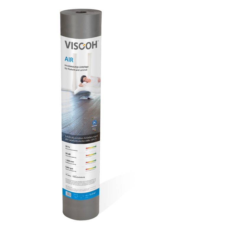 Trittschalldämmung Viscoh Air für Parkett und Laminat 2,00 mm, 12,50 m²