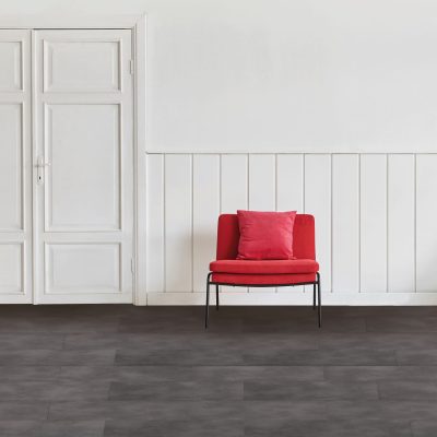 Klick-Vinyl Munich Floor Blackstone mit Trittschalldämmung 6,5x300x600 mm