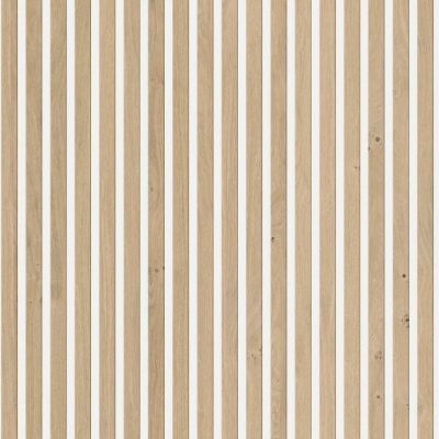 Wandpaneele Eiche Sandy White Lamellen-Look