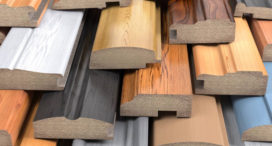MDF Fußleisten in unterschiedlichen Holzdekoren und Farben